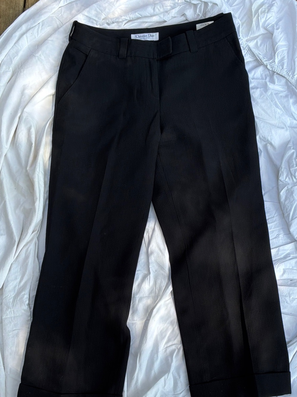 Dior Black Tailored Dress Pants